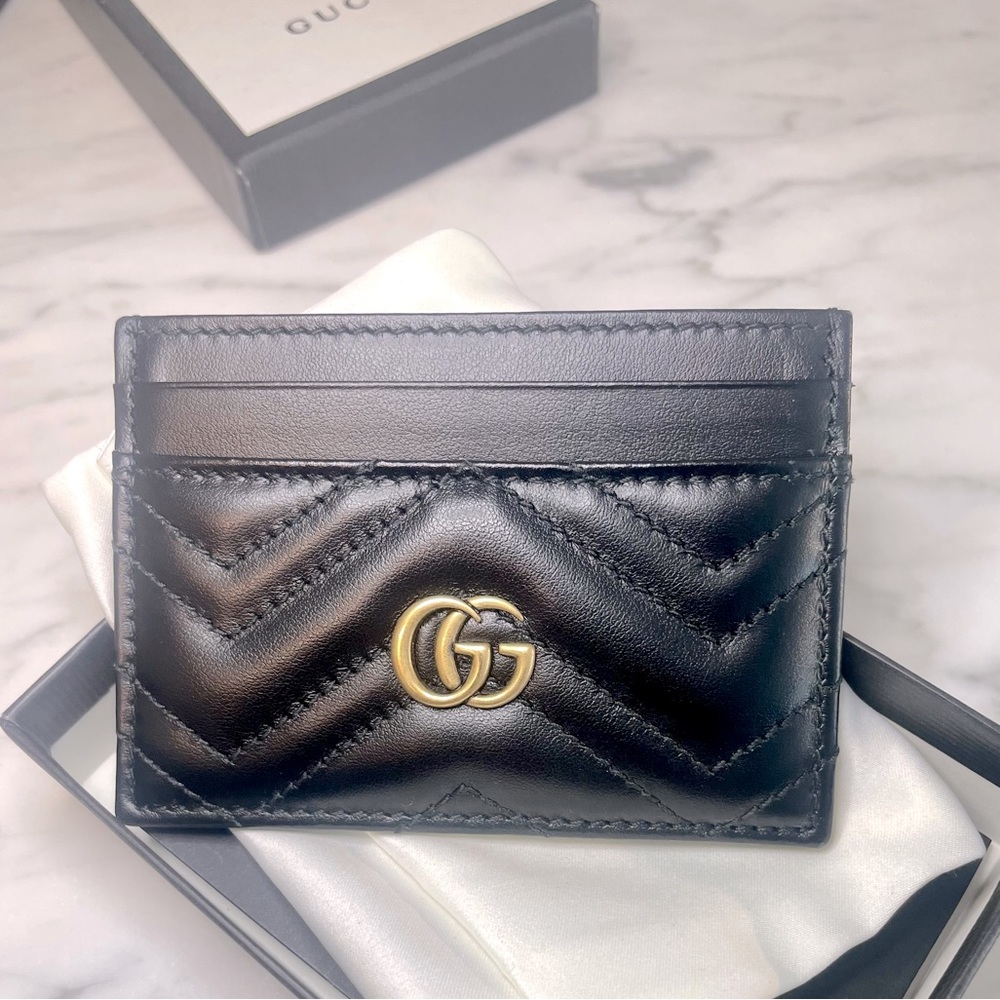 Gucci GG Marmont Card Case Holder BNIB